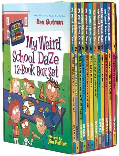 HarperCollins My Weird School Daze 12-Book Set: Kids Chapter Books