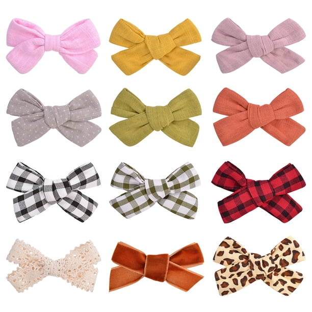 Paquete de 12 pinzas para el cabello para niñas, pasadores, pinzas de cocodrilo, accesorios para el cabello para niñas, niños pequeños, niños, adolescentes y niñas grandes. (color mezclado)