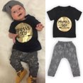 thumbnail image 2 of Niño Recién Nacido De Los Bebés De Los Niños De La Camiseta Tops + Pants Equipa Sistemas De La Ropa 0-3Y Sunnimix La ropa del muchacho, 2 of 8