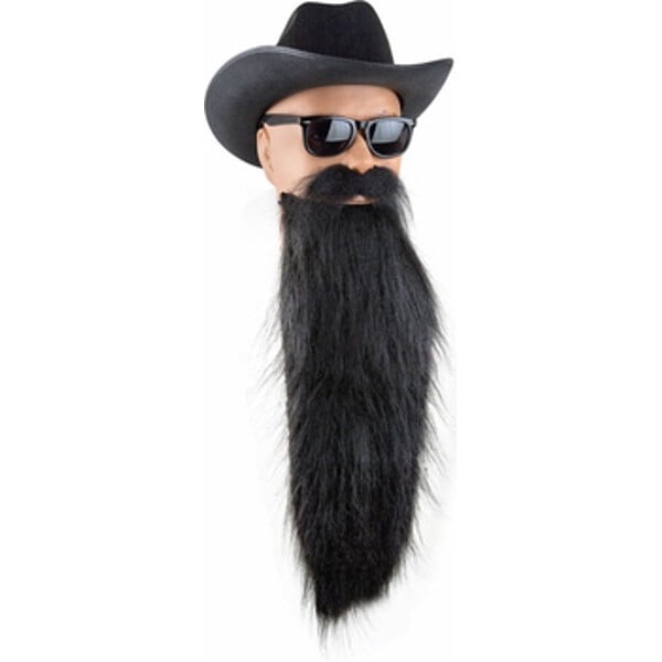 Adult Black ZZ Top Costume Beard