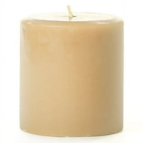 1 Pc, 4 x 4" Sandalwood Pillar Candle 50 to 60 Hours for Home Or Special Events Decor, Made In Usa