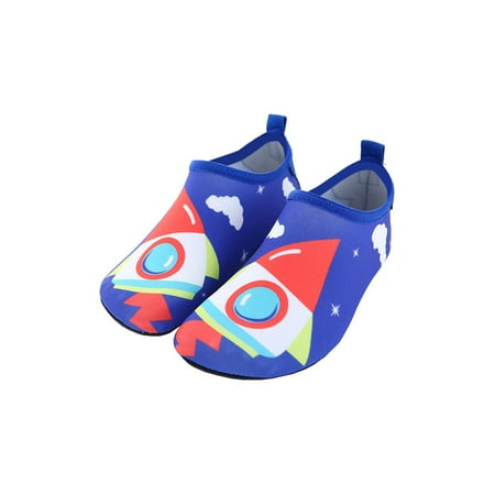 

Zodanni Children Water Shoes Quick Dry Beach Shoe Slip Resistant Aqua Socks Lightweight Sneakers Girls Boys Exercise Comfort Barefoot Blue Mars Plan 10C-11C