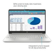 Hewlett Packard Hp 15.6 I3 Laptop-silver Ae