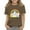 Brown, variant on Coerni Girls Easter Shirt Short Sleeve Crew Neck Funny Bunny Shirts Rabbit Graphic Colored Egg Print T-Shirt Holiday Tee Tops Kids