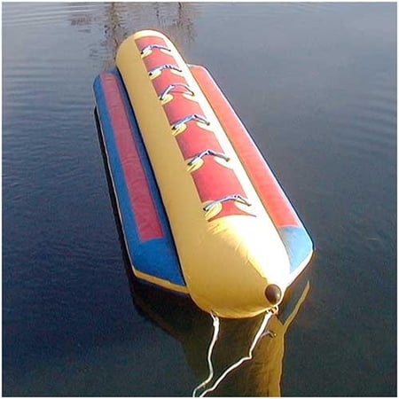 Aqua Sports PVC-6-INLINE 6 Passenger 19 Feet In-line Seats Island Hopper Commercial Banana Water Sled