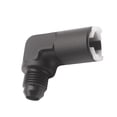 thumbnail image 5 of Black Anodized Alloy AN-6 90 degree 5/16 Female Fuel Line Adapter Fitting Billet, 5 of 7