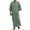 Green, variant on Polo T Shirts for Men Casual Short Sleeve Everyday Style Mens V Neck Linen Long Sleeve Kaftan Thobe Long Gown Shirt Robe Casual Gown