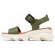 thumbnail image 4 of Sandalia Alta con Tira en Y Kinetic Impact para Mujer SOREL, Verde, Talla 9, 4 of 7