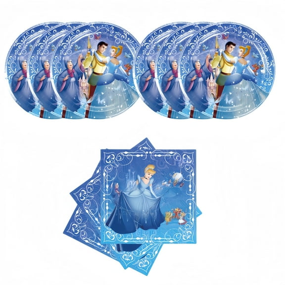 40pcs Frozen Party Supplies Include 20 Plates, 20 Napkins for the Frozen Birthday Party Decoration