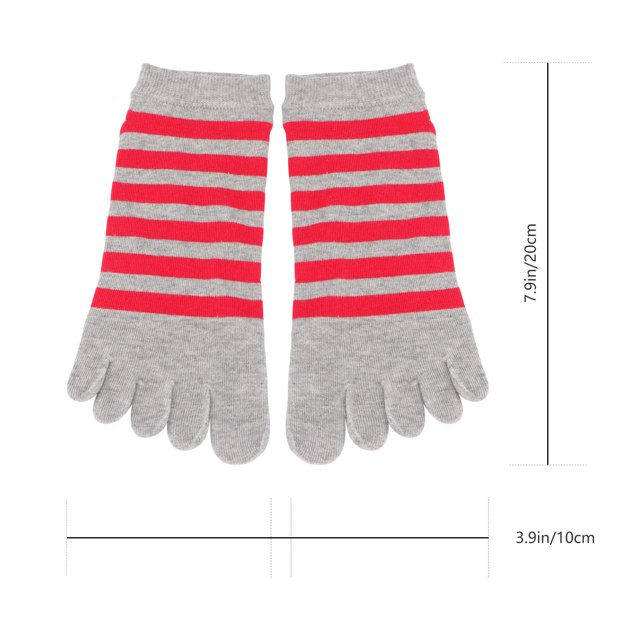 IDEANATEGRATE 4Pares Calcetines Deportivos De Para Con Cinco Y Absorbente