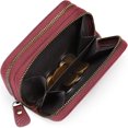 thumbnail image 3 of POINTERTECK Small Genuine Leather Wallet for Women  RFID Blocking Credit Card Holder Wallet.ROSE, 3 of 5