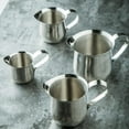 thumbnail image 2 of Stainless Steel Milk Cup Coffee Latte Cup Milkshake Cup Adjusting Milk Cup, 2 of 3