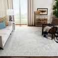 thumbnail image 2 of SAFAVIEH Micro-Loop Robina Floral Area Rug, Charcoal/Ivory, 7' x 7' Square, 2 of 10