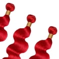 thumbnail image 4 of Hairpacks ZevPiul Burgundy Body Wave, 3 mechones, 45-55 cm, 4 of 7