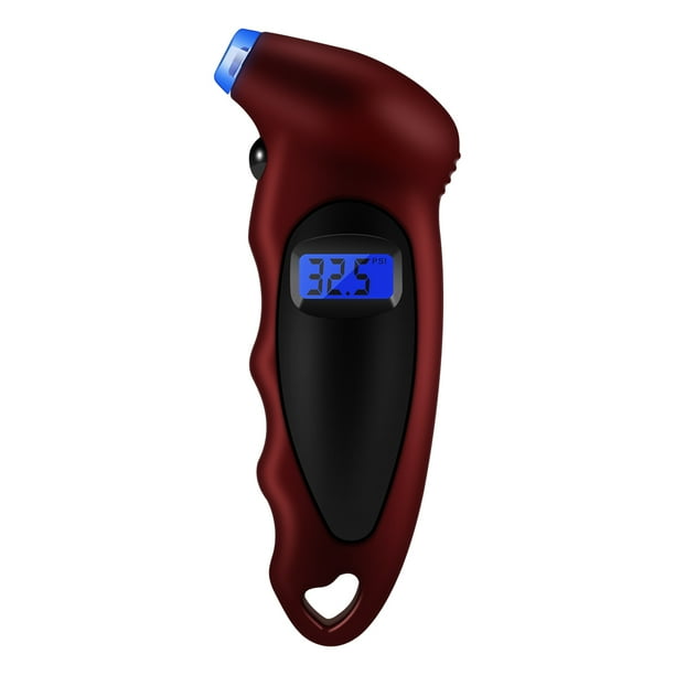 Calibrador De Neumáticos Digital Para Coche Y Bicicleta, Pantalla Lcd De Diagnóstico, Herramienta Universal De Presión De Neumáticos 0-100Psi Vogacara VI006860-00