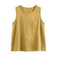 thumbnail image 3 of NTACZA Womens Tank Tops Cotton Round Neck Casual Sleeveless Summer Tops for Women 2026, 3 of 5