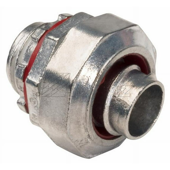 Topaz 472 Straight Liquidtight Connector, Die Cast Zinc, 3/4"