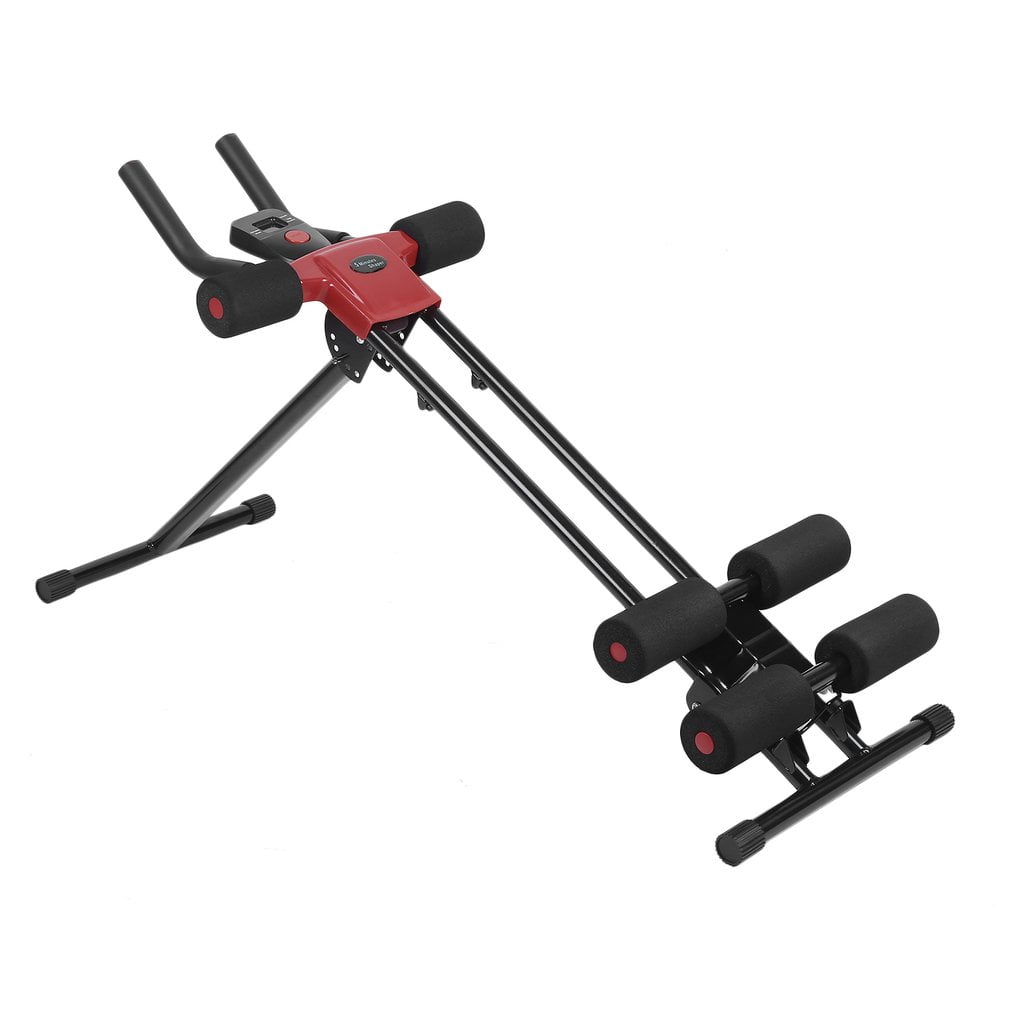 4 Levels Strength Adjustable Abdominal Trainer Glider Machine Fitness Home Gym Exercise Muscle Build Equipment by Jsgmldwy