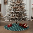thumbnail image 5 of KLL Green Vintage Peacock Christmas Tree Skirt 36" ,Party Decorations Farmhouse for Christmas Decorations Holiday Party, 5 of 6