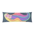thumbnail image 2 of MKHERT Cute Unicorn Body Pillow Pillowcase Pillow Protector Cushion Cover 20x60 Inch, 2 of 2
