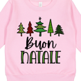 thumbnail image 3 of Inktastic Buon Natale Festive Christmas Trees Toddler Sweatshirt, 3 of 4
