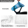thumbnail image 5 of HELLHERO Marble Print Office Chair Armrest Covers Stretchable Stain Resistant, 2 Pcs Elastic Band Office Chair Armrest Slipcover for Desk Chairs Arm, 5 of 7