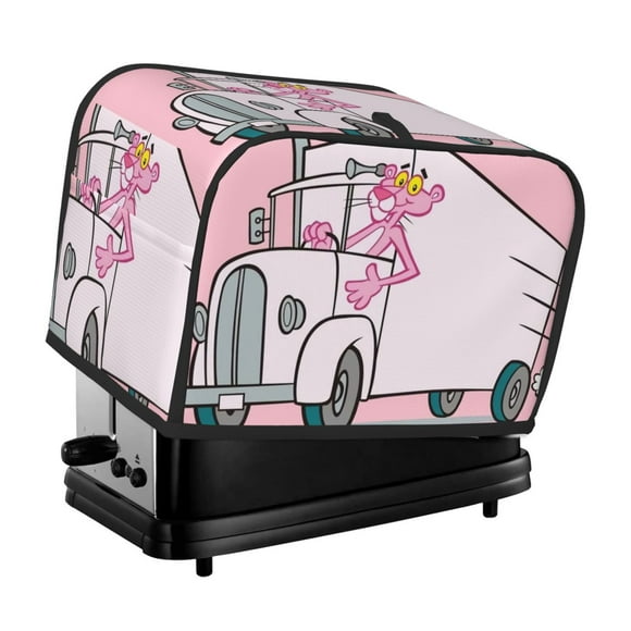 The Pink Panther Toaster Cover 2 Slice, Bread Dust Cover & Fingerprint Protection-Polyester, Kitchen Small Appliance Covers