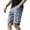 Grey, variant on Mens Cargo Shorts Summer Outdoor Streetwear Solid Color Loose Fit Shorts Green 38