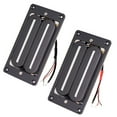 thumbnail image 1 of 2Pcs Electric Guitar Neck Bridge Pickups Dual Rails Musical Instrument Parts, 1 of 9