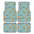 thumbnail image 1 of Lsque Tapis de Sol Imprimé Crème Glacée Citron 4 Pcs, Doublures en Caoutchouc Résistantes, Design Antidérapant, Protection Automobile Toutes Saisons, Véhicules, Voitures, Camions et SUV, 1 of 7