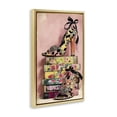 thumbnail image 2 of Stupell Industries Art Deco On My Feet Heels & Books Gold Floating Frame Canvas Art, 17 x 25, by Annabelle Hall, 2 of 8