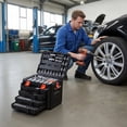 thumbnail image 5 of Mechanics Tool Set and Socket Set, 1/4" 3/8" 1/2" Drive Deep and Standard Sockets, 230-450 Pcs SAE and Metric Mechanic Tool Kit with Bits, Hex Wrenches, Combination Wrench, Accessories, Storage Case, 5 of 7