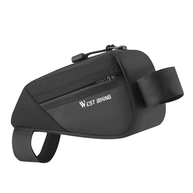 0.5L Bag Bike Frame Fronttube Bag Front Frame Bag Compact Size Smooth Zipper Cycling Bag Road Bike Accessories