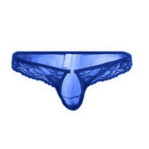 Kelon Intimates On Sale Men's Polyester Underwear Hot Men Lingerie Floral Lace Mesh Semi See-through Briefs Bikini Underwear