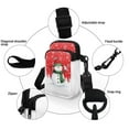 thumbnail image 5 of XYZCANDO Snowflake Snowman Crossbody Messenger Wallet for Women Mini Cellphone Handbag Over Shoulder Purse Casual Phone Case with Crossbody Shoulder Strap Lightweight Coin Bag for Work Travel, 5 of 7