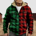 thumbnail image 2 of Mens Simple Plus Velvet Medium To Long Thick Coat Jacket In Autumn And Winter Zipper Velvet Sweater, 2 of 7