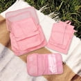 thumbnail image 6 of Unique Bargains 8 Pcs Portable Packing Cube Set for Luggage Pink, 6 of 6