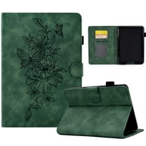 Allytech Case Fits for Kindle Paperwhite 1 2 3 4, Premium PU Leather Card Slots Pen Holder Flip Sleeve Smart Auto Sleep Wake Stand Cover for Kindle Paperwhite 10th Gen 2018 Released, Green