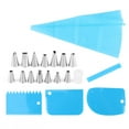 thumbnail image 1 of LHCER Piping Bag Kit,Cake Decorating Kit,20Pcs Cake Baking Decorating Kit Set Piping Nozzles Cream Squeeze Bag Tool, 1 of 8
