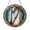 Acrylic 3.5 Inch, variant on Round Harp Instrument Stained Glass Window Suncatcher, Decorative Music Art Hanging for Creative Spaces, Thoughtful Gift