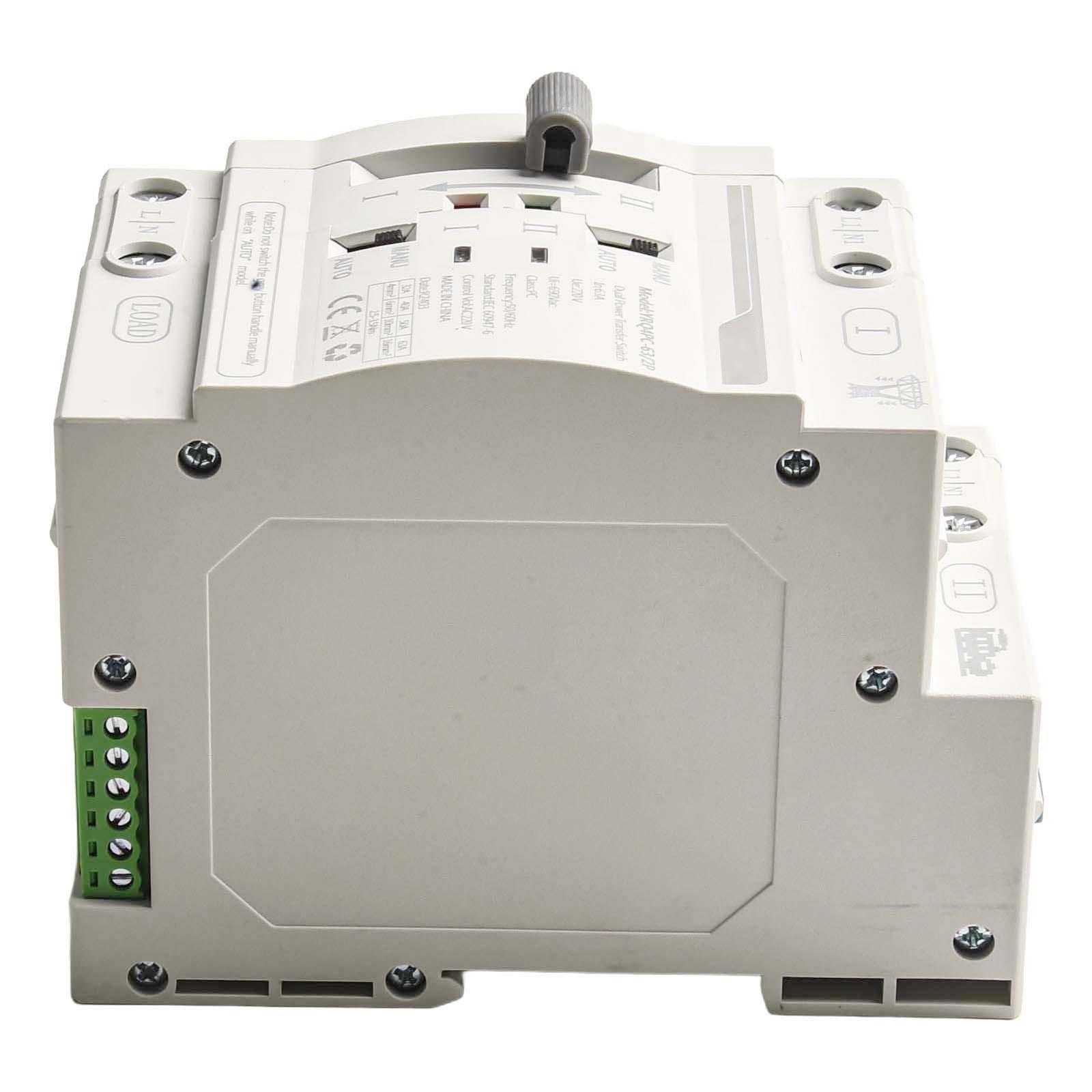 ATS Dual Power Automatic Transfer Switch for Reliable Power Switching 220V 2P 63A