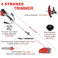 thumbnail image 3 of GX50 Weed Wacker Gas String Trimmer 4-Cycle engine Grass cutting brush cutter garden, 3 of 5