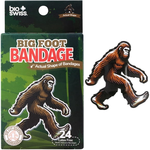 BioSwiss Bigfoot Bandages, 24 Count