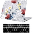thumbnail image 1 of Compatible avec MacBook Pro 13 Pouces Étui 2015 2014 2013 Fin 2012 Ancienne Version (Modèles : A1502 & A1425) avec Écran Retina, Coque Rigide en Plastique Protectrice & Protection de Clavier, Lys, 1 of 7