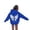 Blue, variant on Girls Kids Graphic Zip Hoodie Sweatshirt for Casual Wear Comfort Knit Apparel for Girls Hoodie with Playful Print Size 4-5 Years