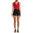 thumbnail image 2 of No Boundaries Juniors Double V-Neck Tank Top, 2 of 6