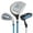 Blue, variant on Costway Ultimate Junior Golf Club Set for Children Includes 165CC #3 Fairway Wood & #7 Iron Blue