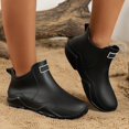 thumbnail image 2 of Deck Boots for Men，Outdoor Rubber Fishing Garden Waterproof Ankle Rain Boots, 2 of 5