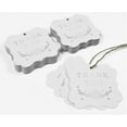 thumbnail image 5 of Inkdotpot Real Silver Foil Bracket Shape Paper Hang Tags Thank You Bridal Shower Favor Tags Pack Of 100, 5 of 7