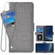 thumbnail image 1 of Compatible con Samsung Galaxy S8 Funda tipo cartera Correa de muñeca Funda de cuero Flip Cover Titular de la tarjeta Fundas de teléfono celular para Glaxay S8 Mujeres Hombres - Gris oso de fresa  Electrónica, 1 of 5